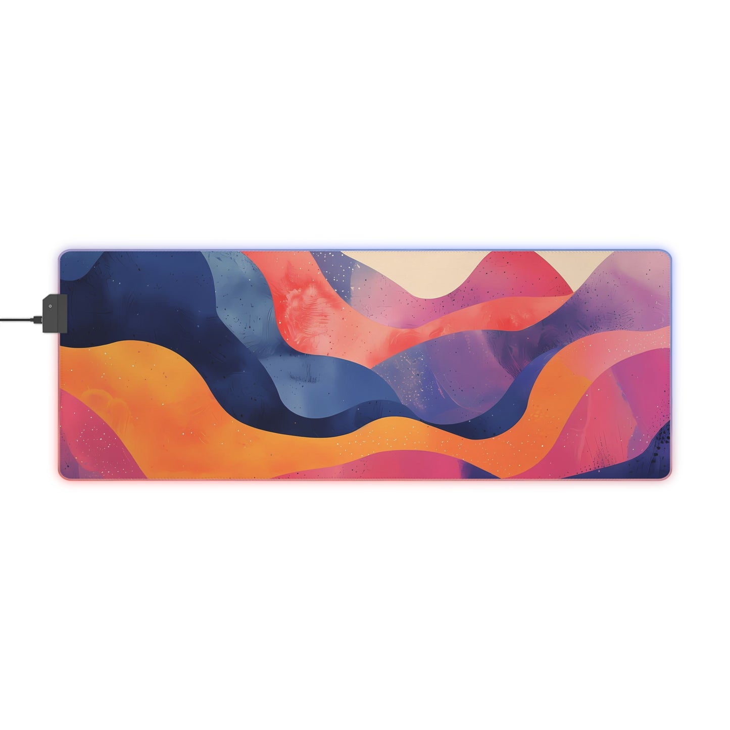 RGB Gaming/Office Mouse Pad ( Colorful Waves )