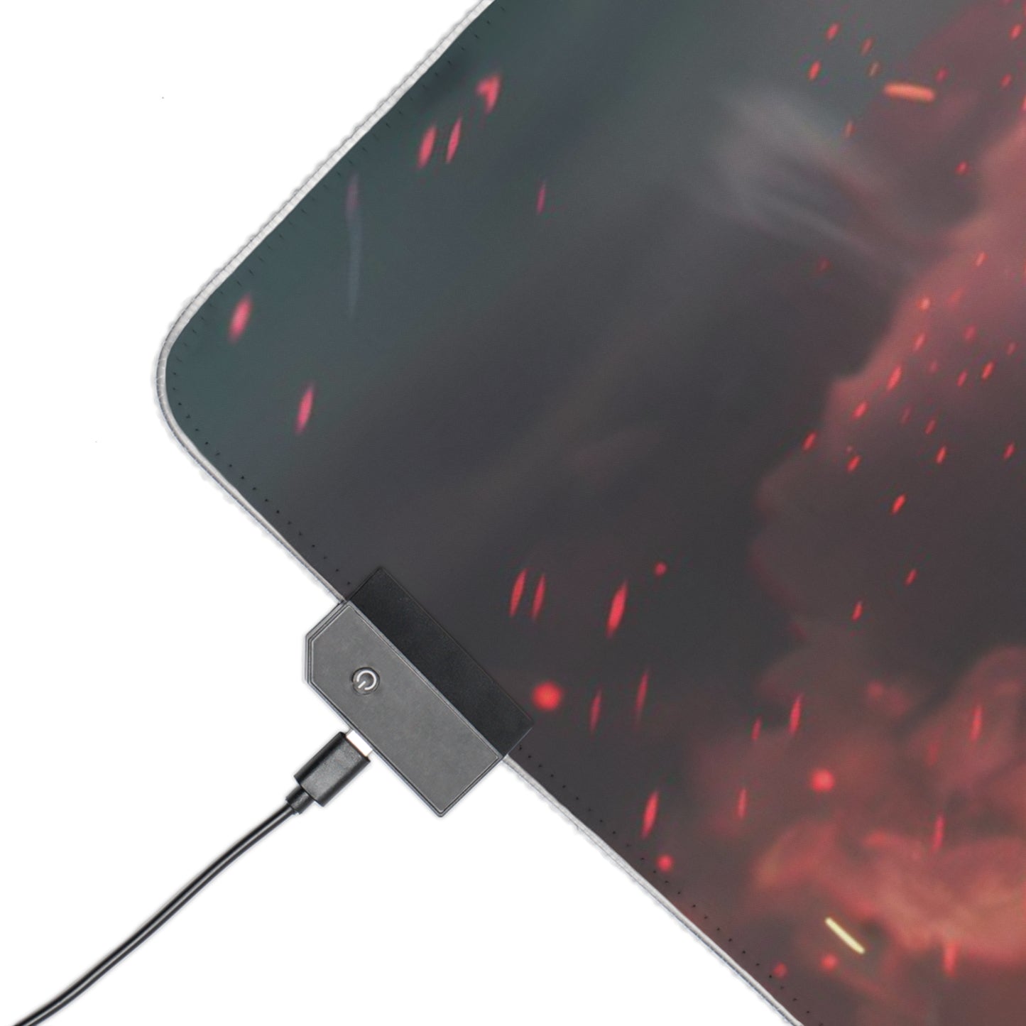 RGB Gaming Mouse Pad ( Samurai With Fire Katana )