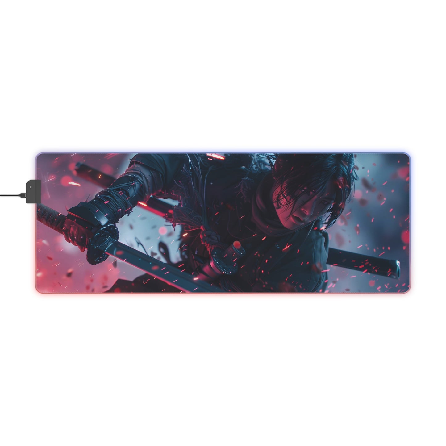 RGB Gaming Mouse Pad ( Samurai Fighter)
