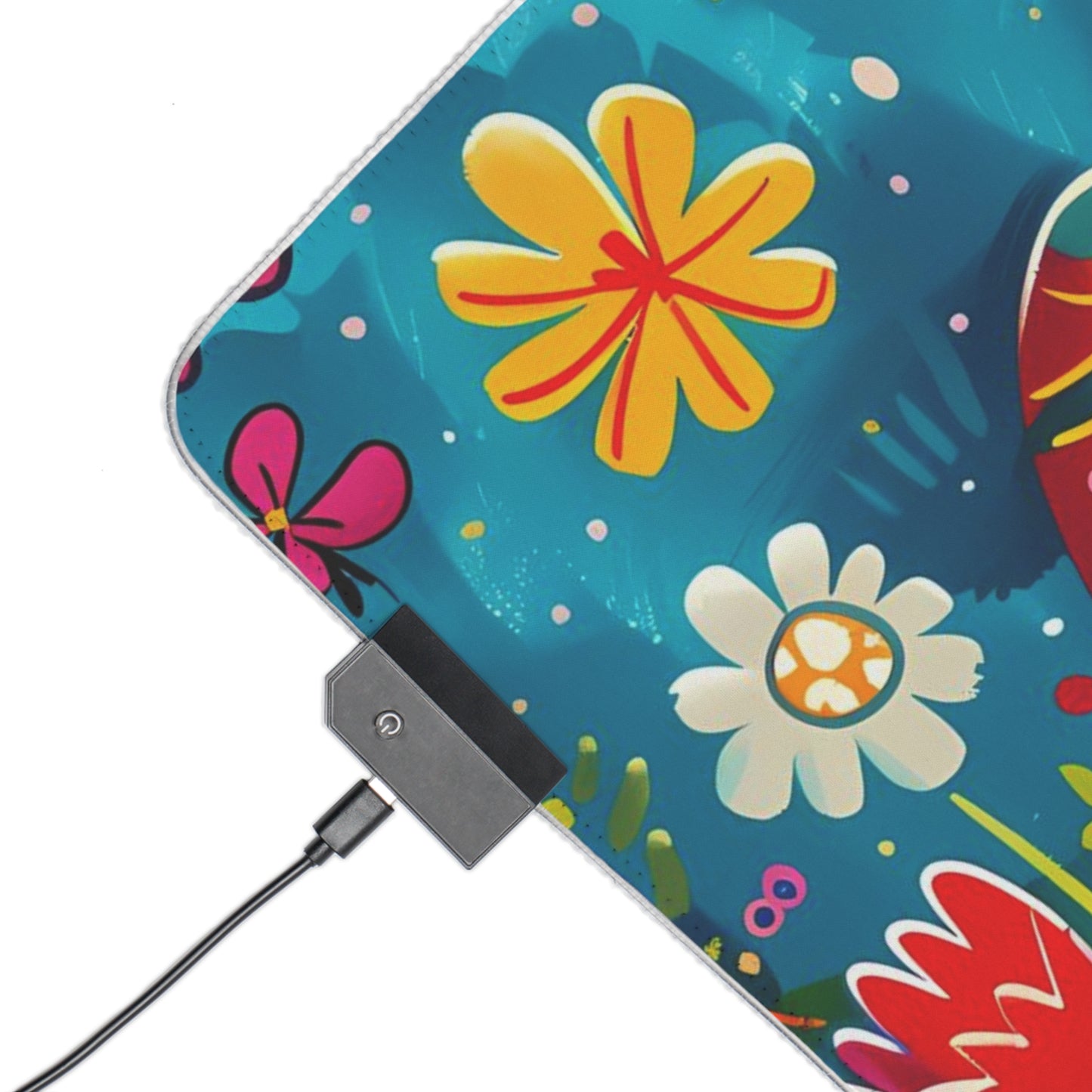 RGB Gaming/Office Mouse Pad ( Easter Eggs With Funny Bunny )