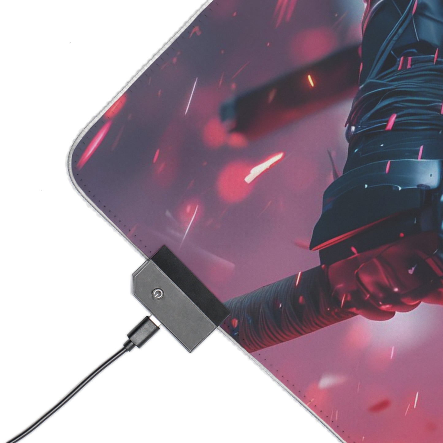 RGB Gaming Mouse Pad ( Samurai Fighter)