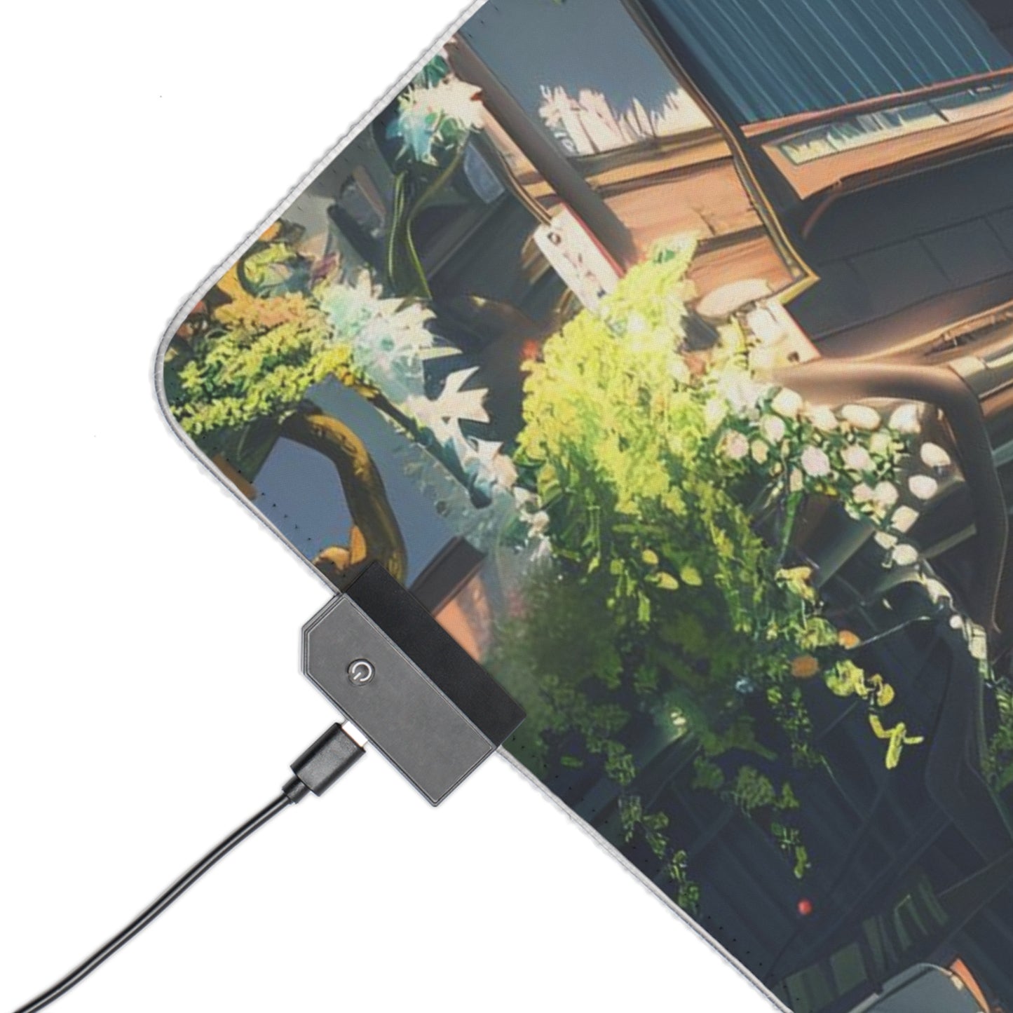 RGB Gaming Mouse Pad ( Chill Anime City)