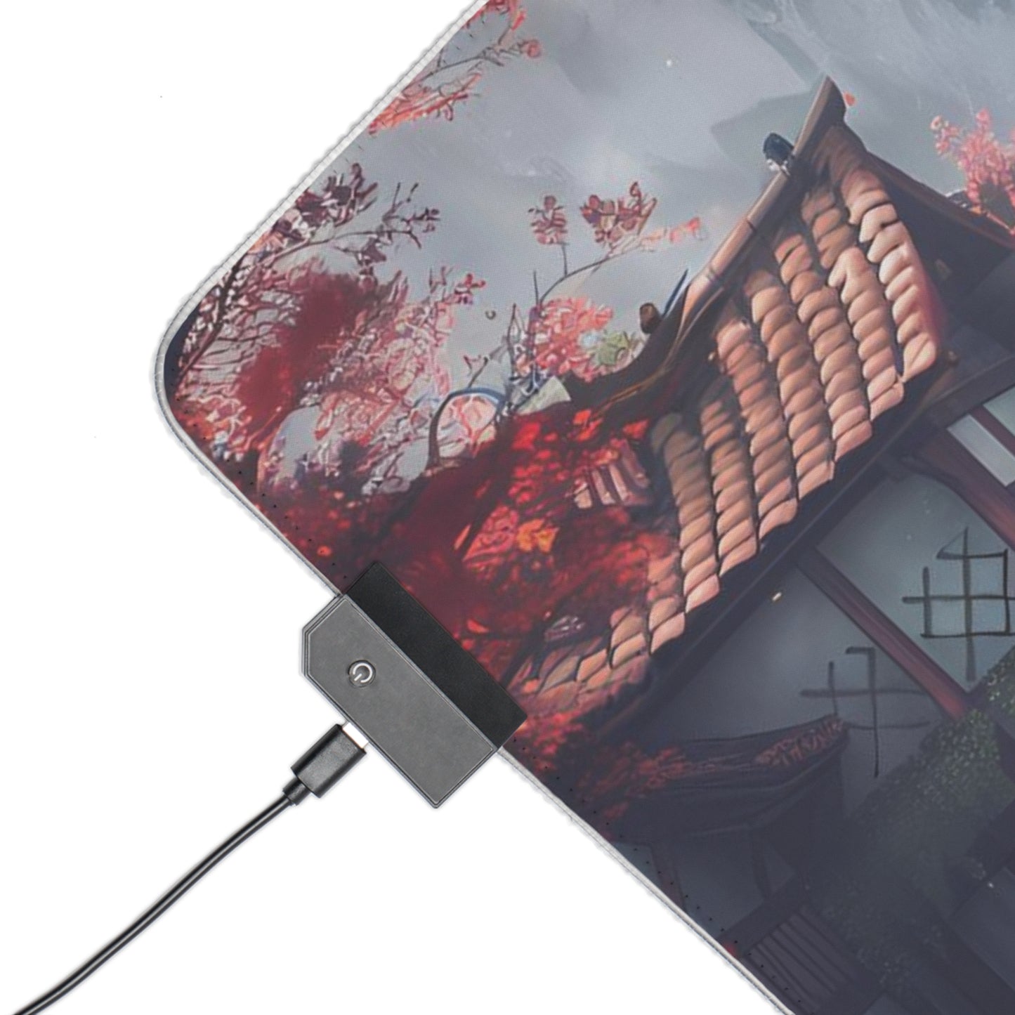 RGB Gaming Mouse Pad ( Anime Style Village )