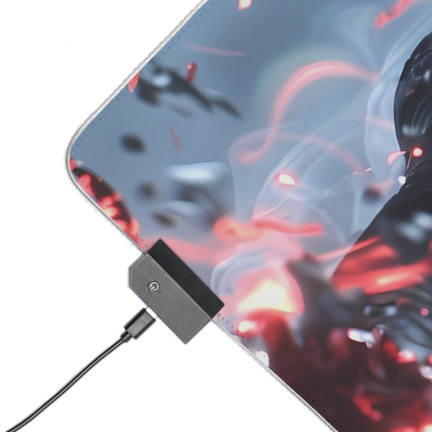 RGB Gaming Mouse Pad ( Super Hero Red Energy )