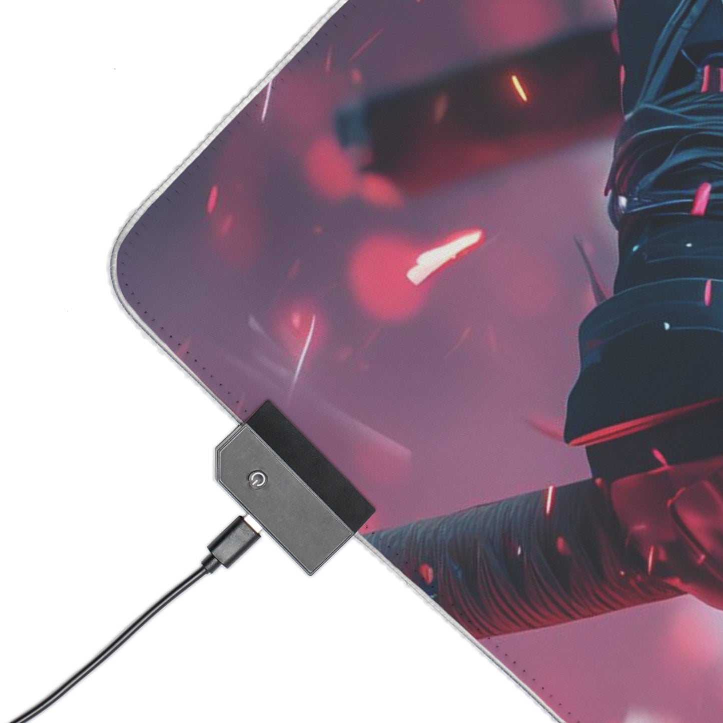 RGB Gaming Mouse Pad ( Samurai Fighter)