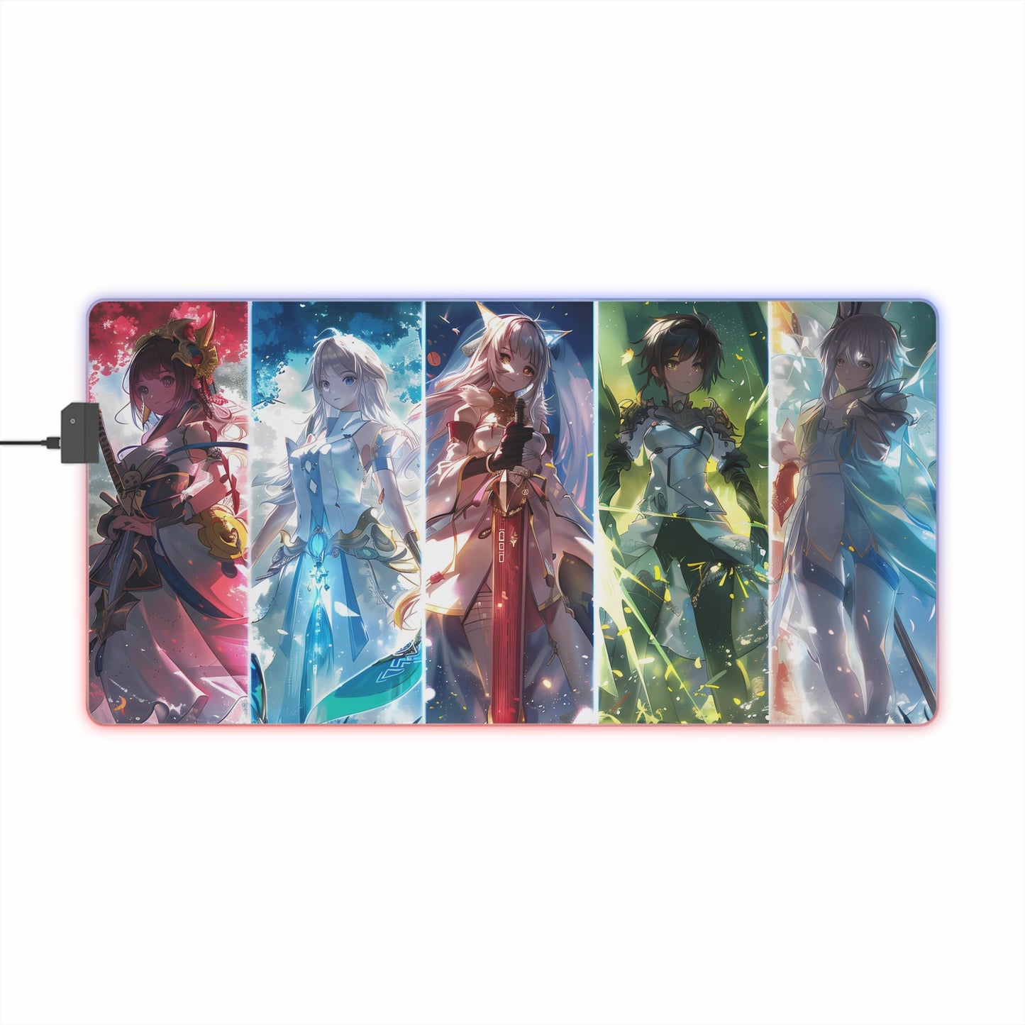 RGB Gaming Mouse Pad ( Style Anime Heroes )