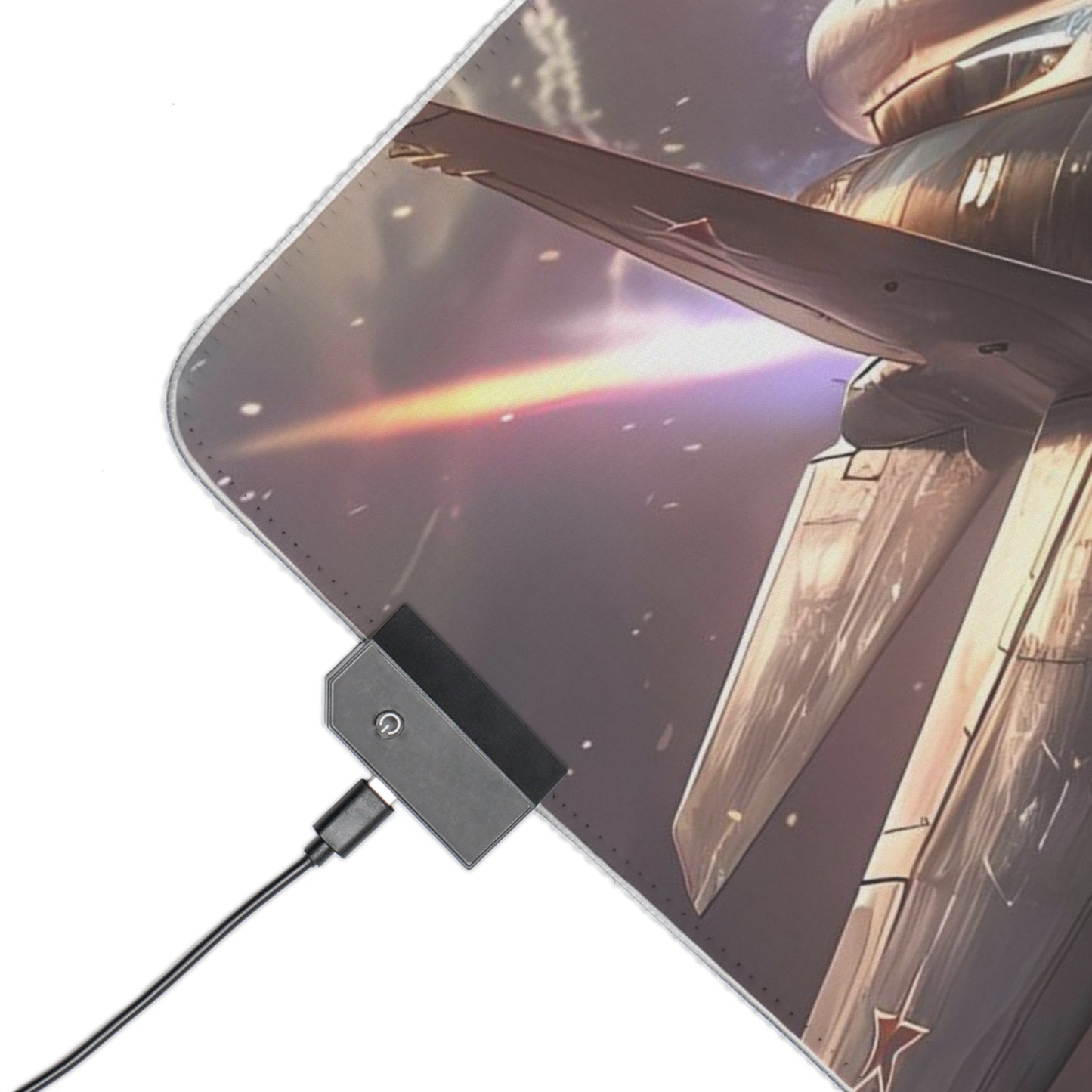 RGB Gaming Mouse Pad ( Fighter Jet In Sky )