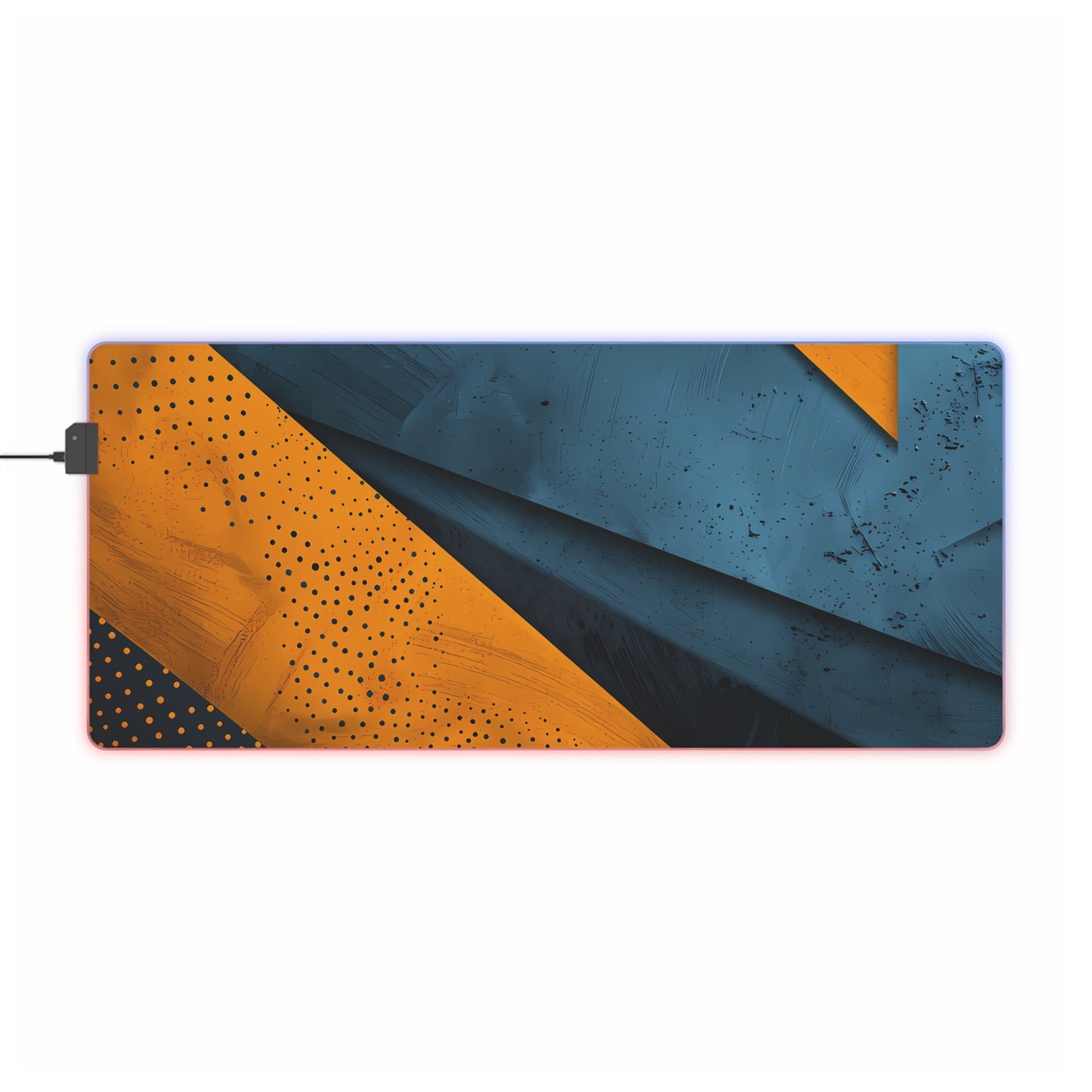 RGB Gaming/Office Mouse Pad ( Brushed Paint & Dots With Particles )