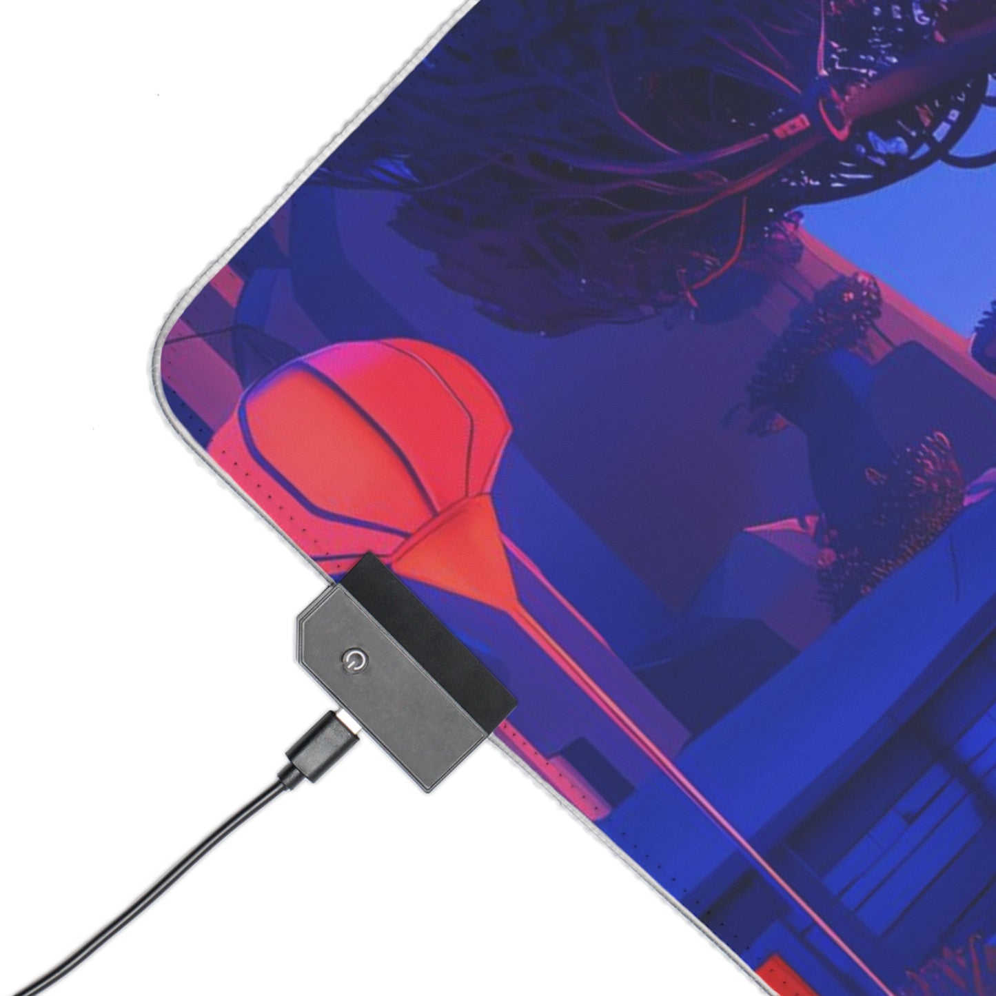 RGB Gaming Mouse Pad (Relaxing Purple Fantasy World)