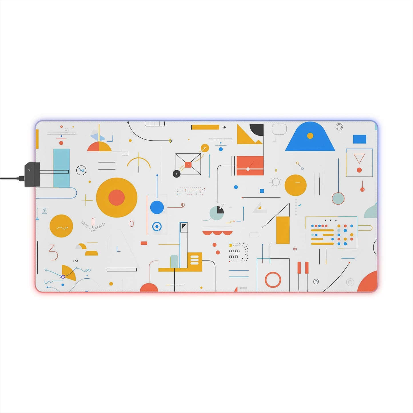 RGB Gaming/Office Mouse Pad ( Abstract Cool Pattern )