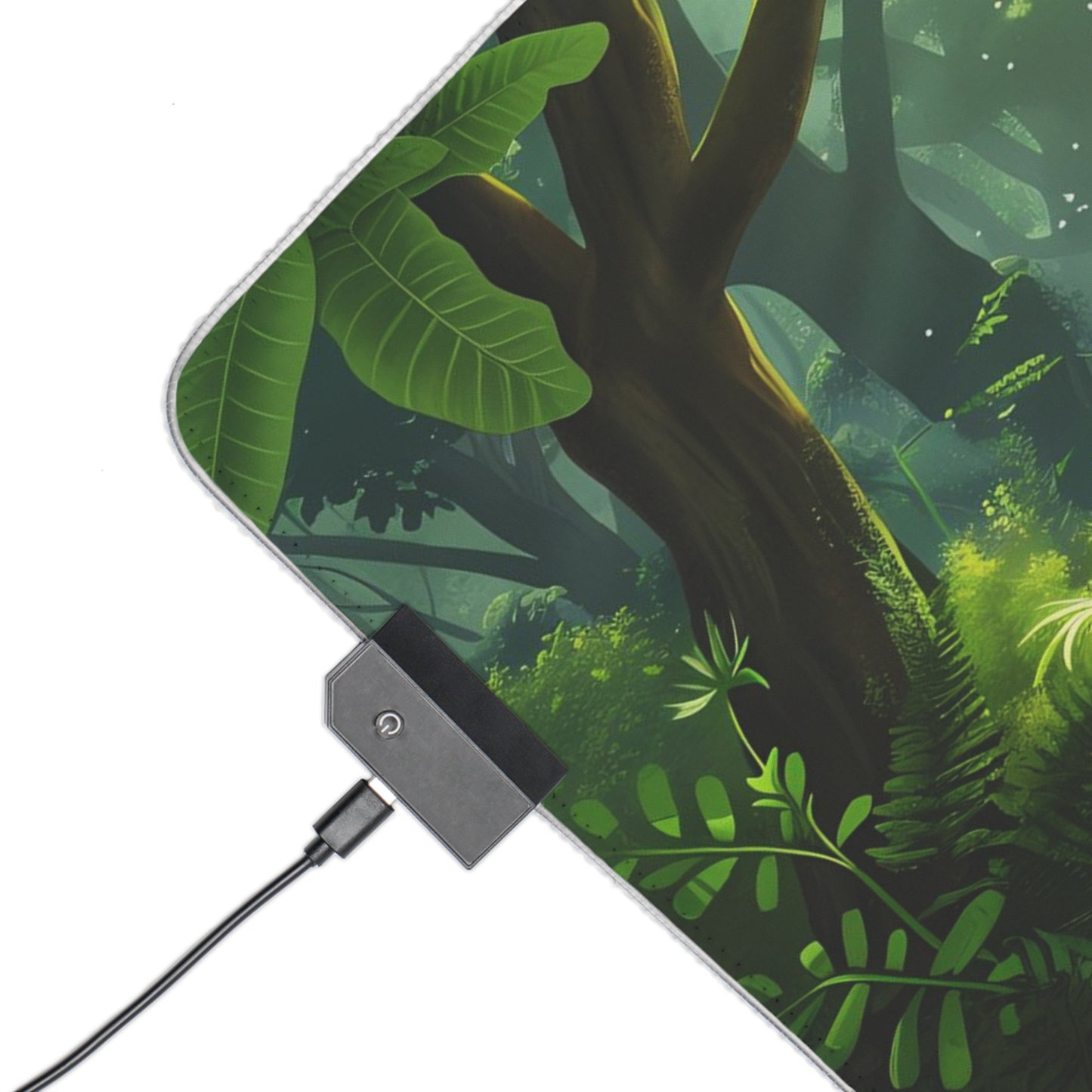 RGB Gaming/Office Mouse Pad ( Bright Colorful Jungle )