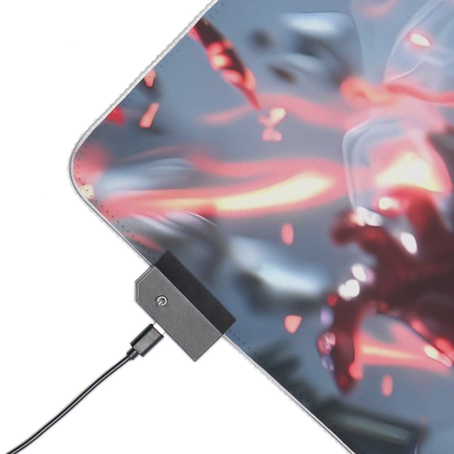 RGB Gaming Mouse Pad ( Super Hero Red Energy )