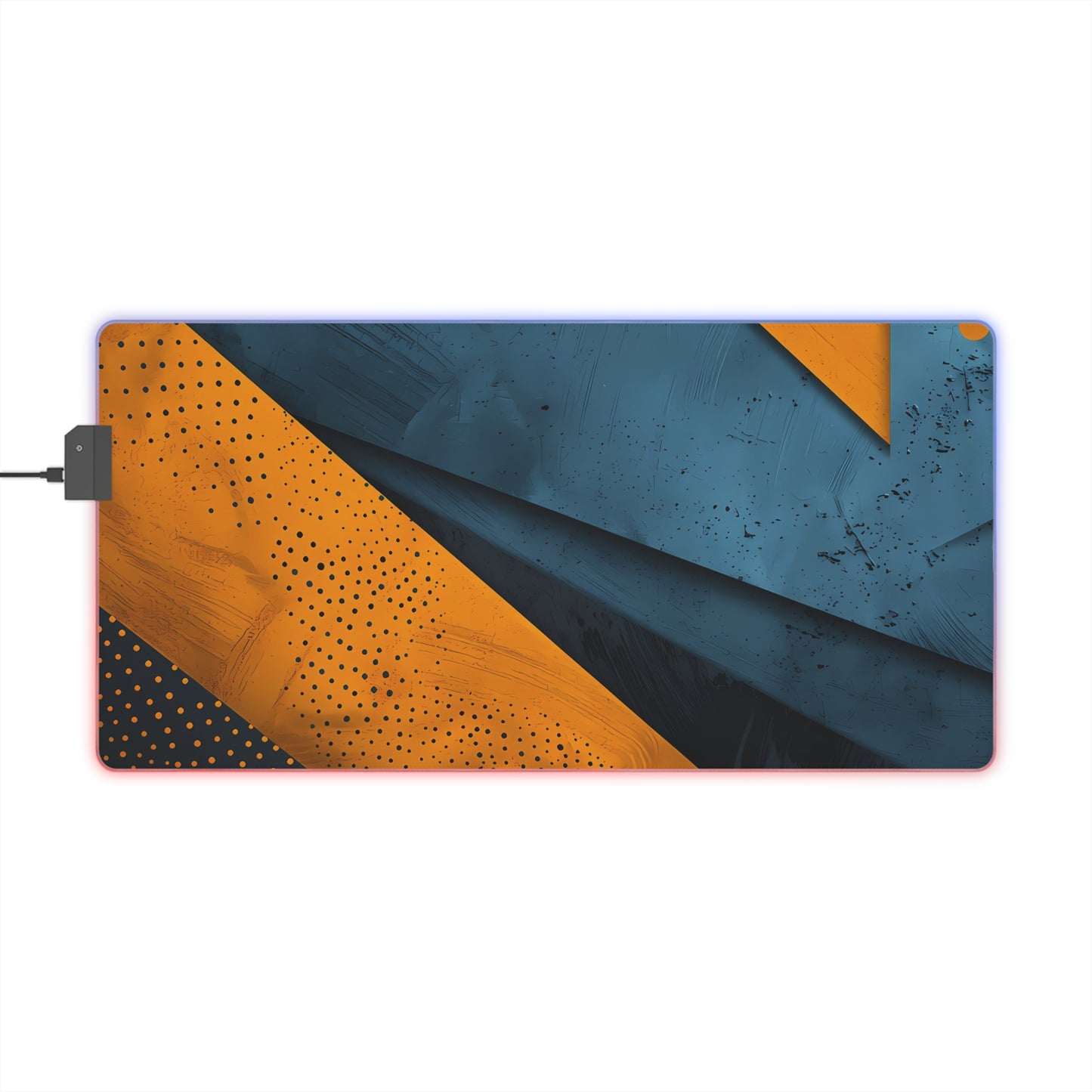 RGB Gaming/Office Mouse Pad ( Brushed Paint & Dots With Particles )