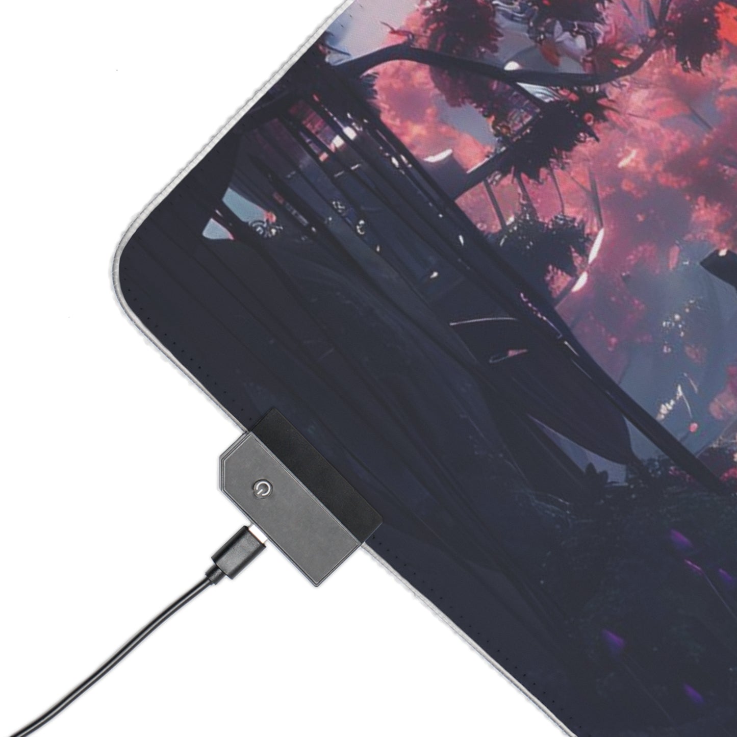 RGB Gaming Mouse Pad (Relaxing Purple Fantasy World)