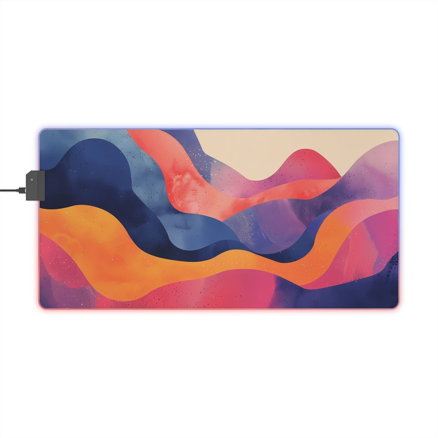 RGB Gaming/Office Mouse Pad ( Colorful Waves )