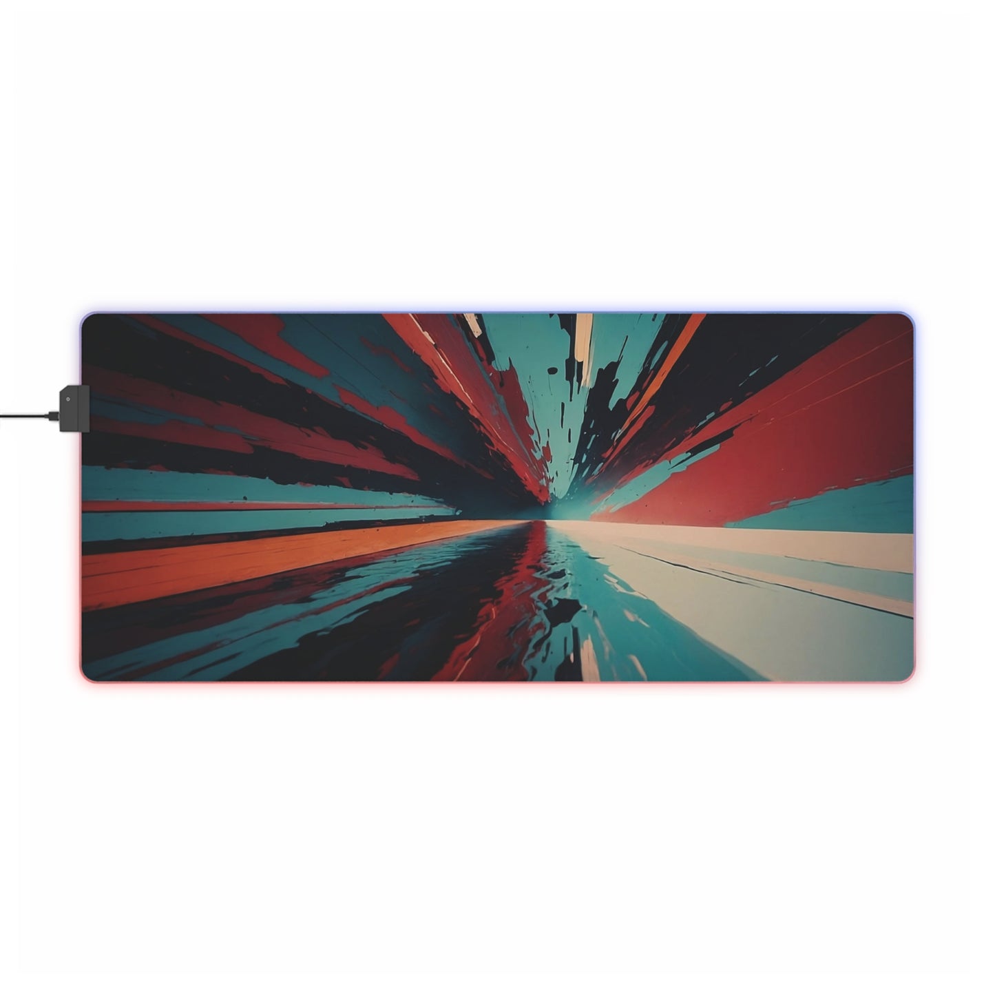 LED Gaming Mouse Pad (Abstract Style)