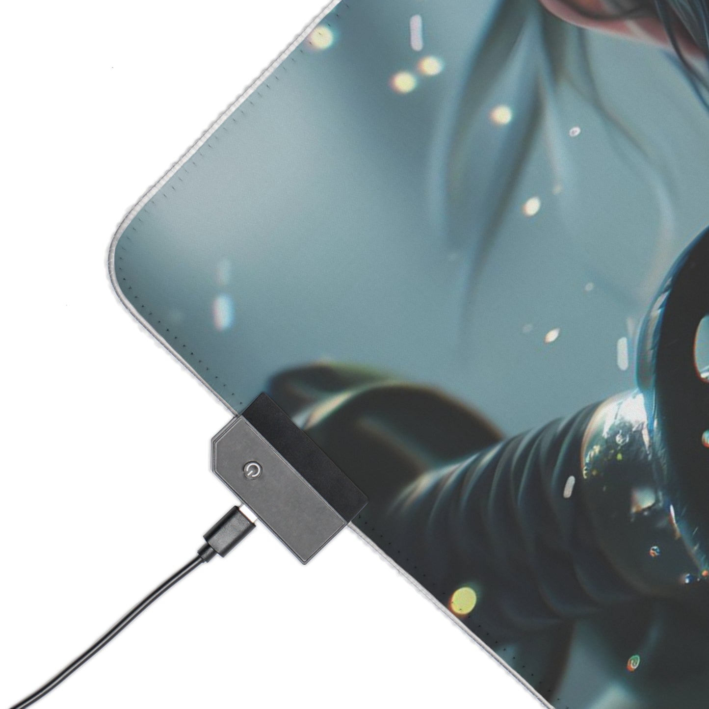 RGB Gaming Mouse Pad ( Female Samurai )