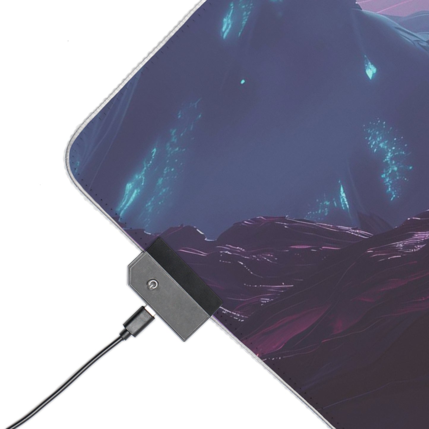 RGB Gaming Mouse Pad (Virtual World With Sci-Fi Car)