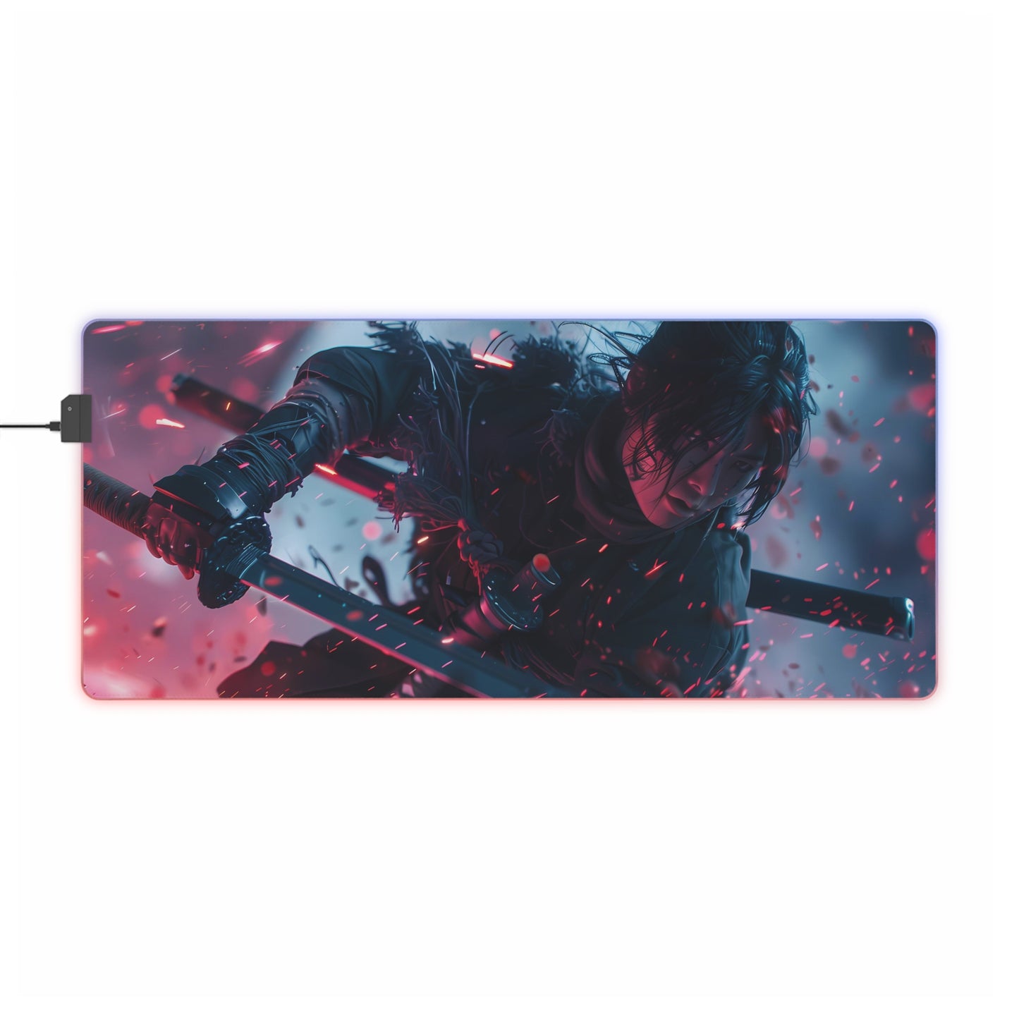 RGB Gaming Mouse Pad ( Samurai Fighter)