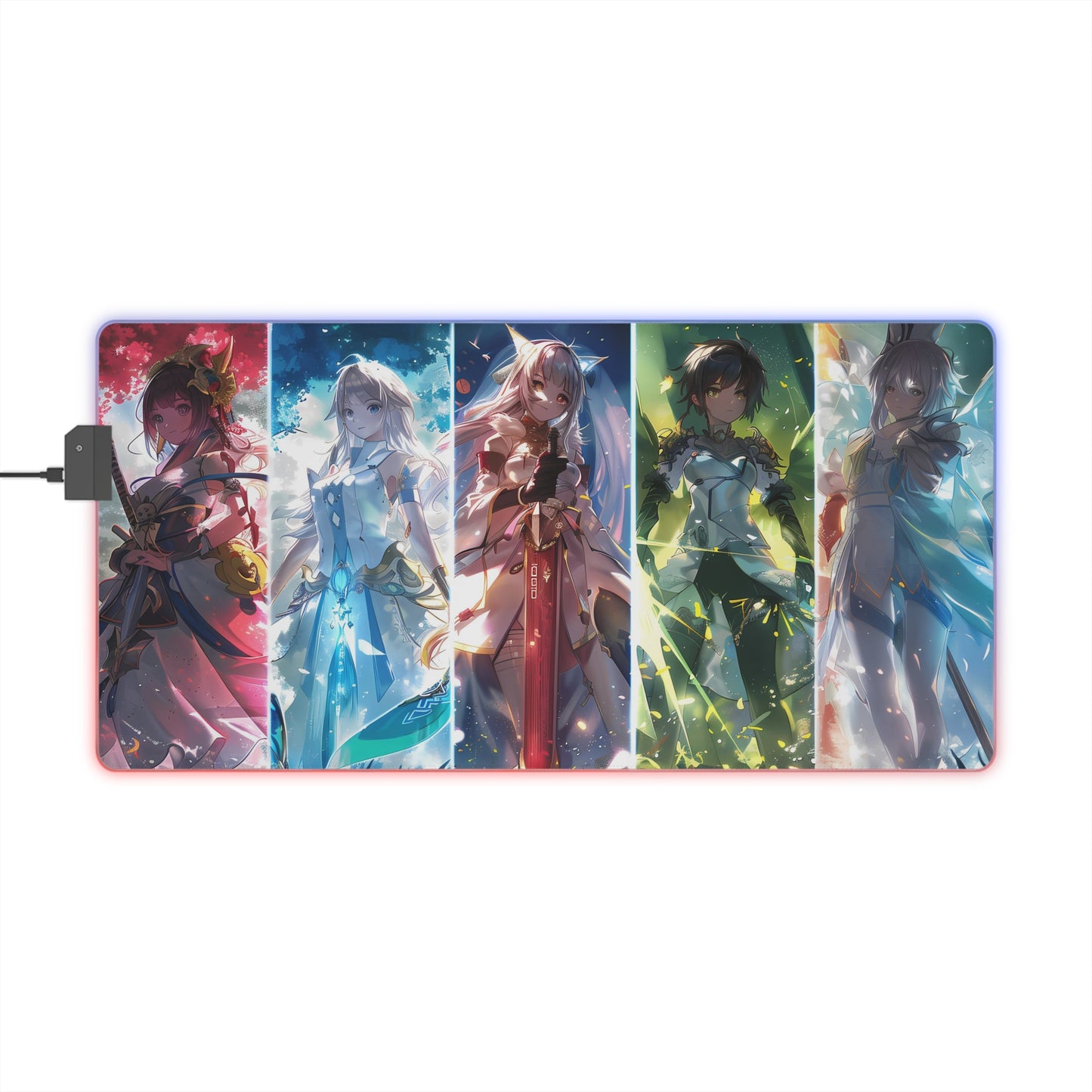 RGB Gaming Mouse Pad ( Style Anime Heroes )