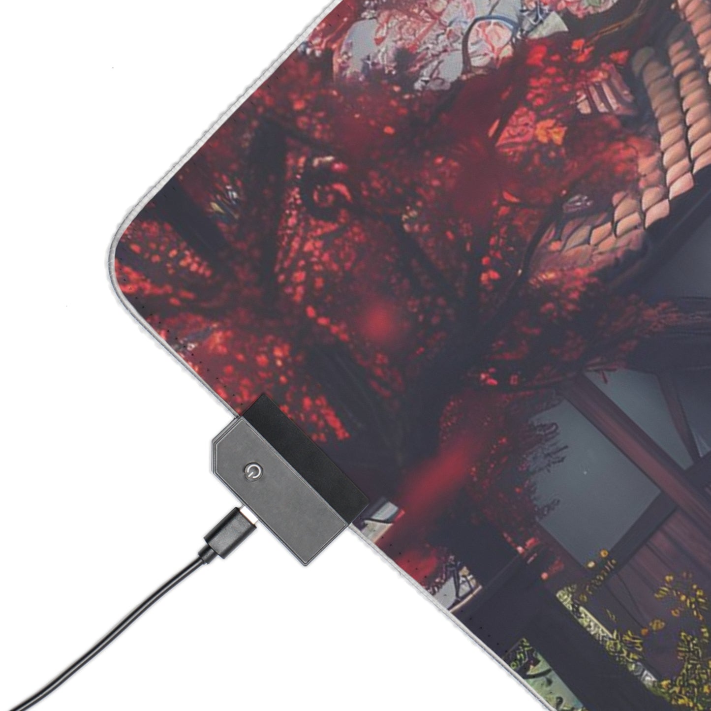 RGB Gaming Mouse Pad ( Anime Style Village )