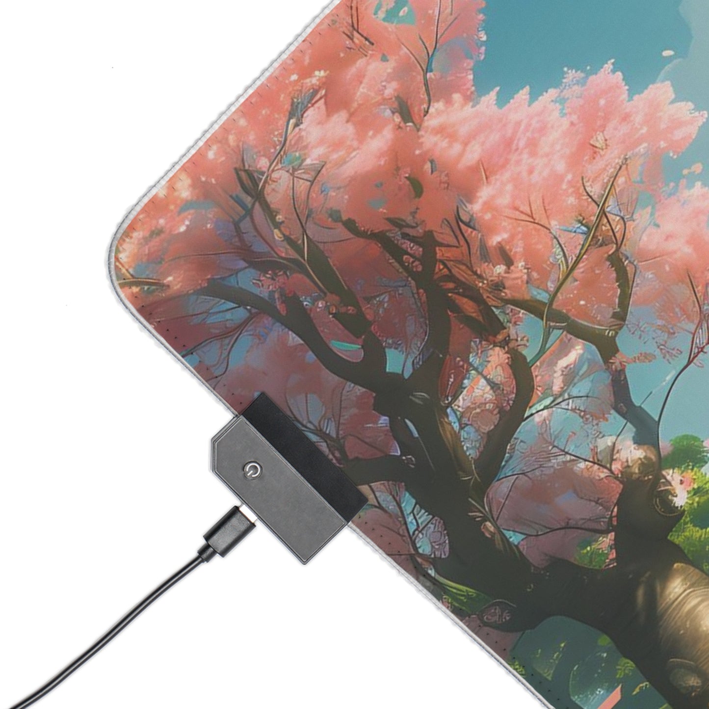 RGB/LED Gaming MousePad ( Fantasy World With Castle)