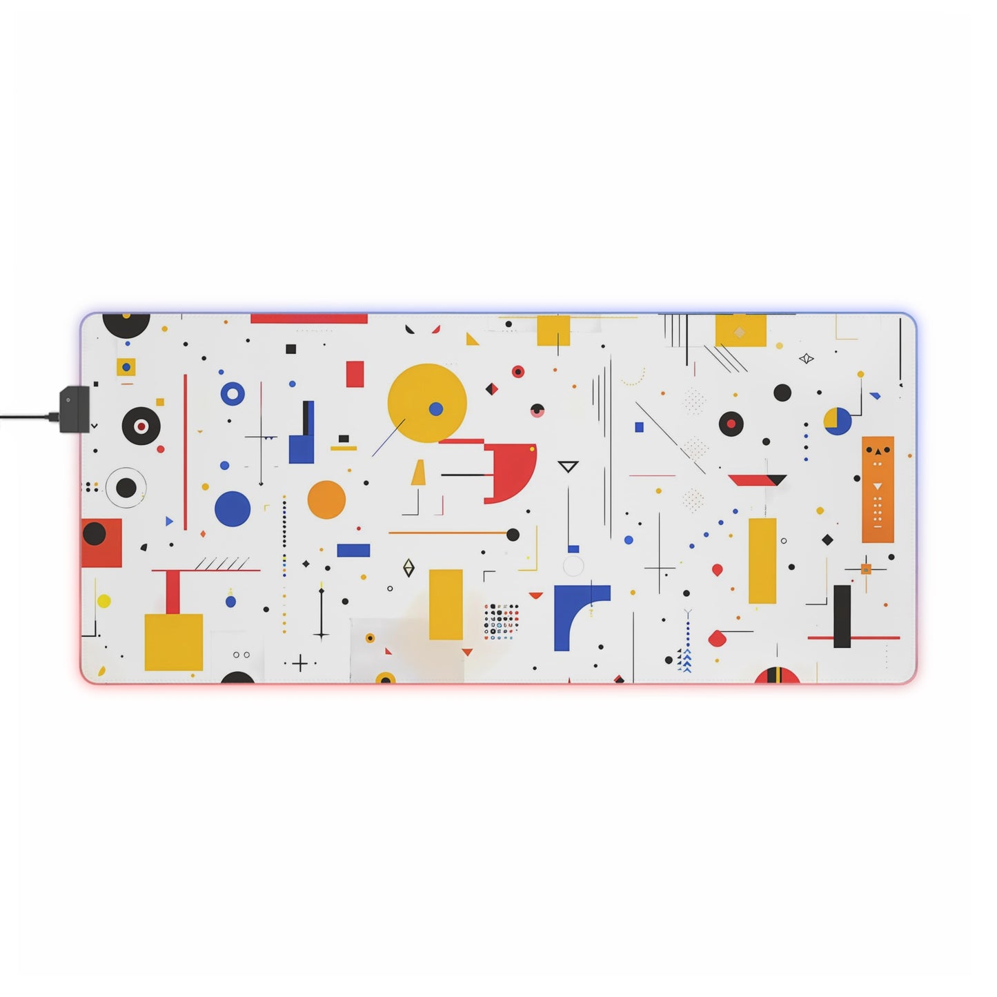 RGB Gaming/Office Mouse Pad ( Random Abstract Pattern )