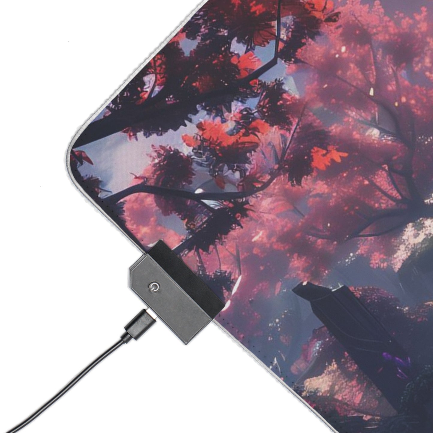 RGB Gaming Mouse Pad (Relaxing Purple Fantasy World)