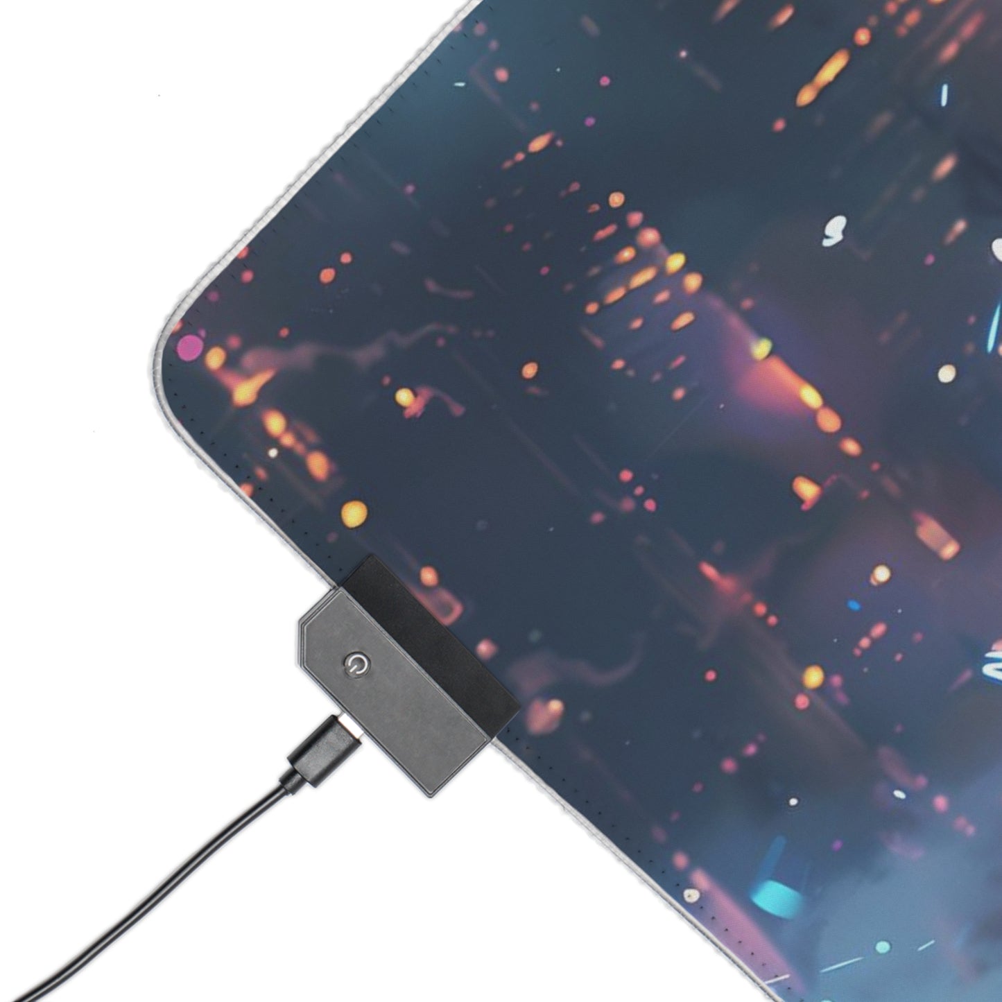 RGB Gaming Mouse Pad ( Ghost Samurai Energy )