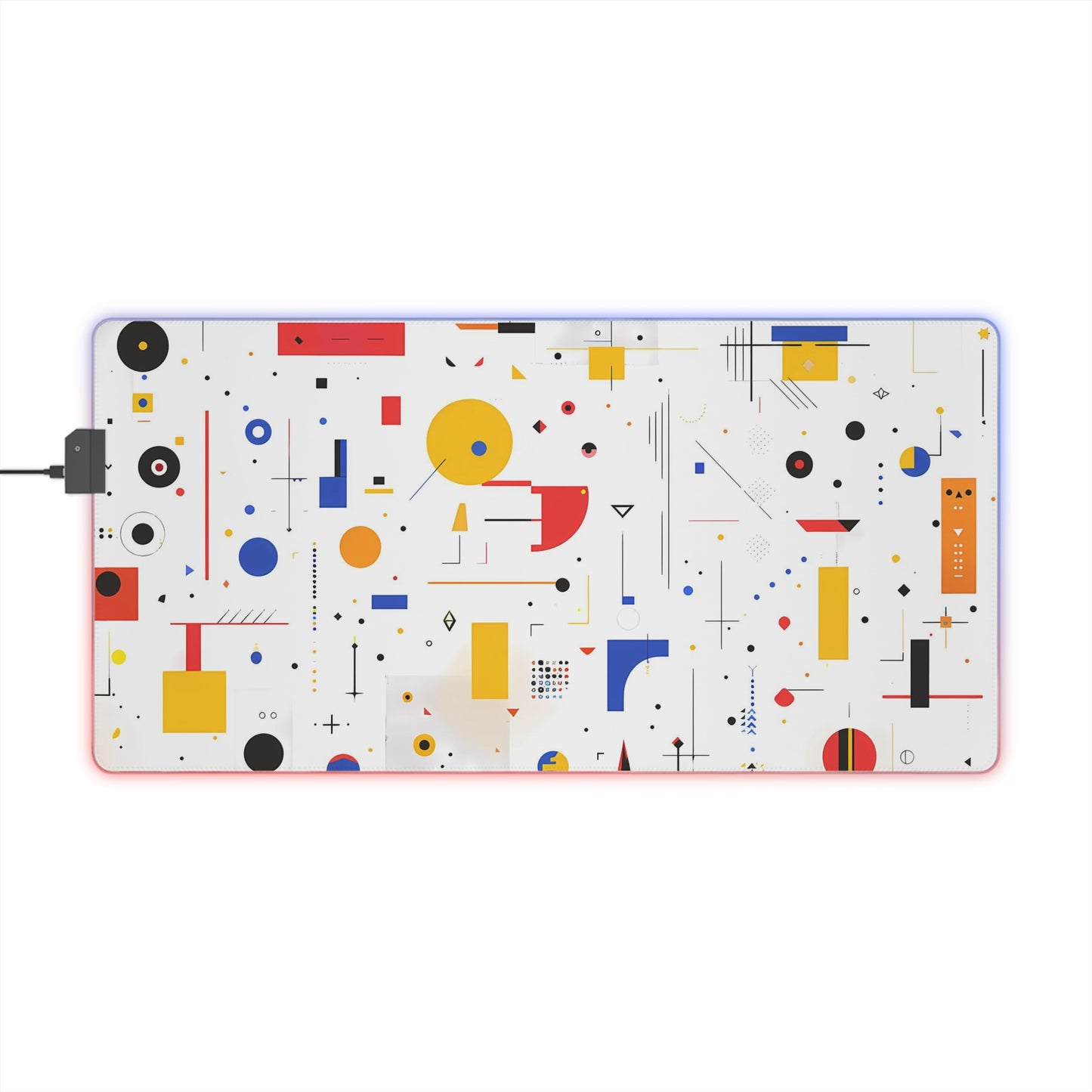 RGB Gaming/Office Mouse Pad ( Random Abstract Pattern )