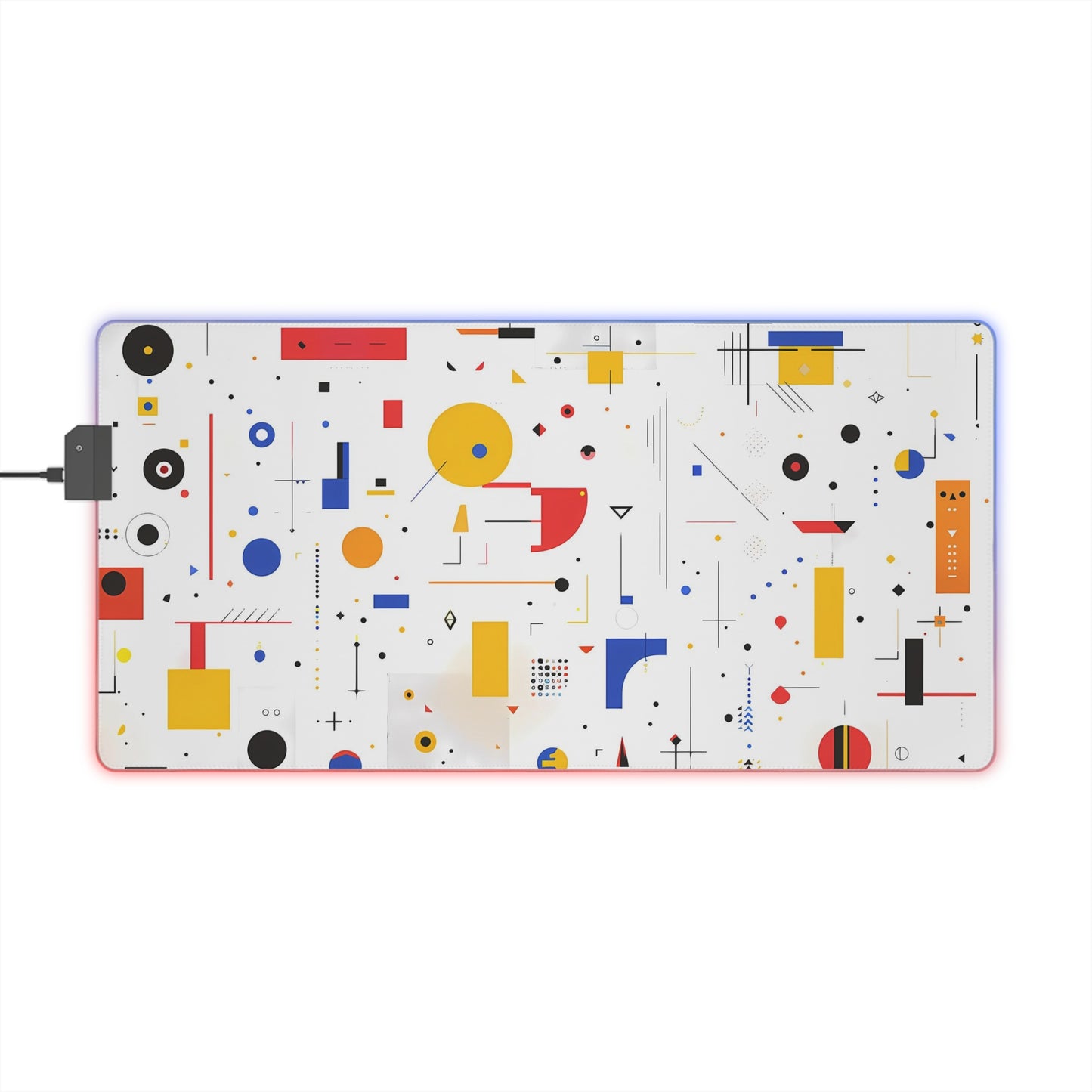 RGB Gaming/Office Mouse Pad ( Random Abstract Pattern )