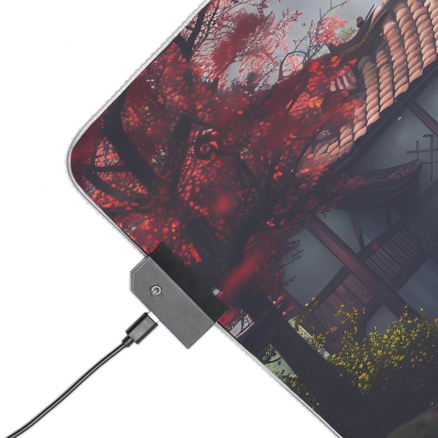 RGB Gaming Mouse Pad ( Anime Style Village )