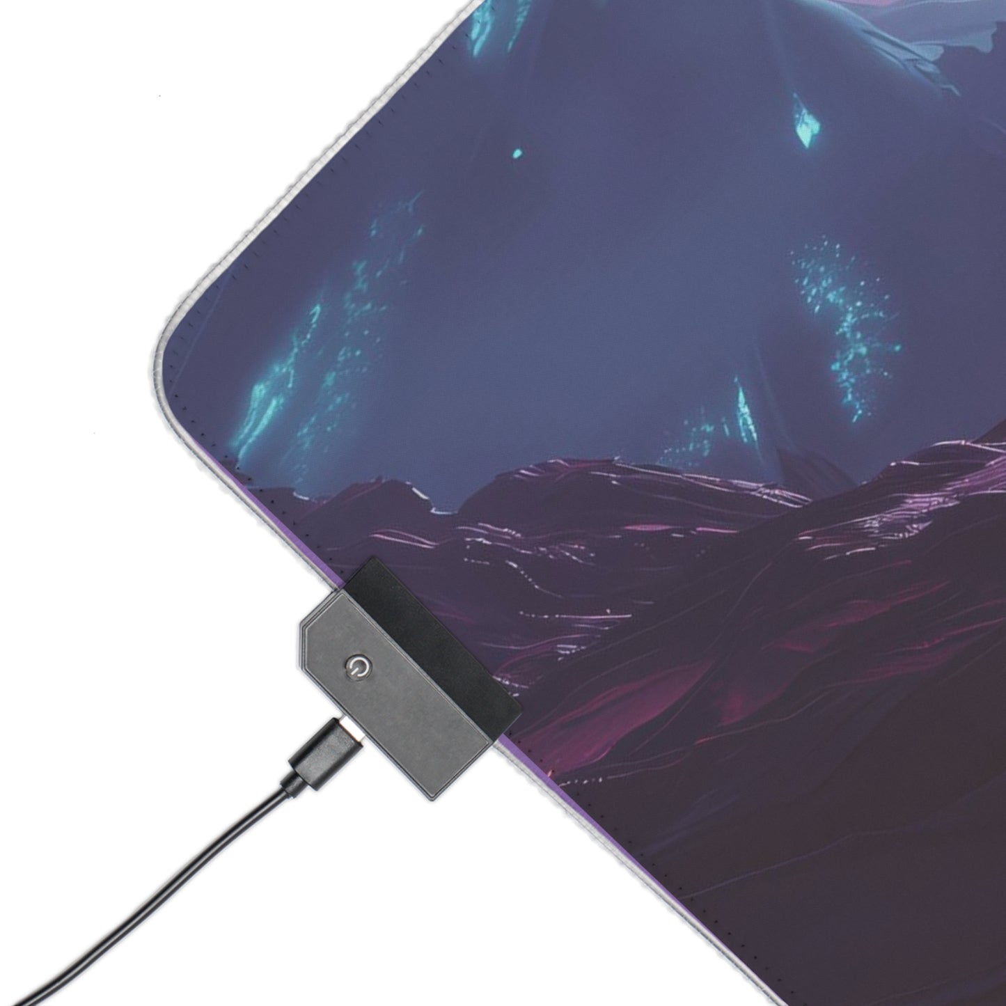RGB Gaming Mouse Pad (Virtual World With Sci-Fi Car)
