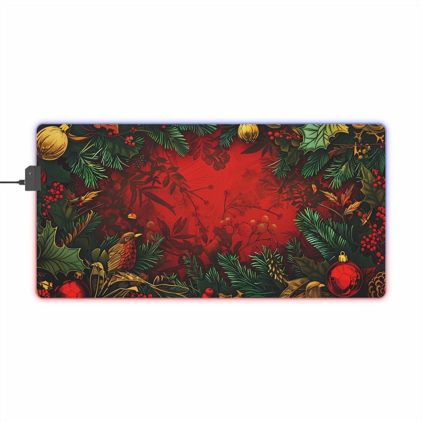 RGB Gaming/Office Mouse Pad ( Christmas Style )