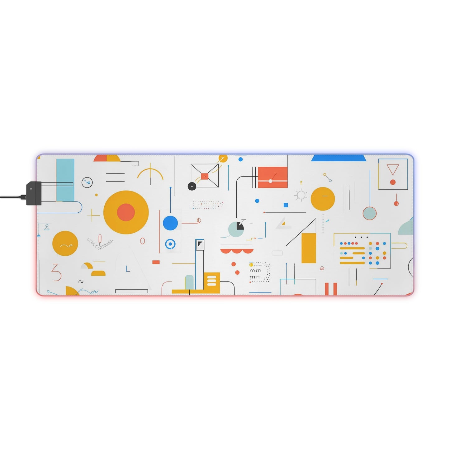 RGB Gaming/Office Mouse Pad ( Abstract Cool Pattern )