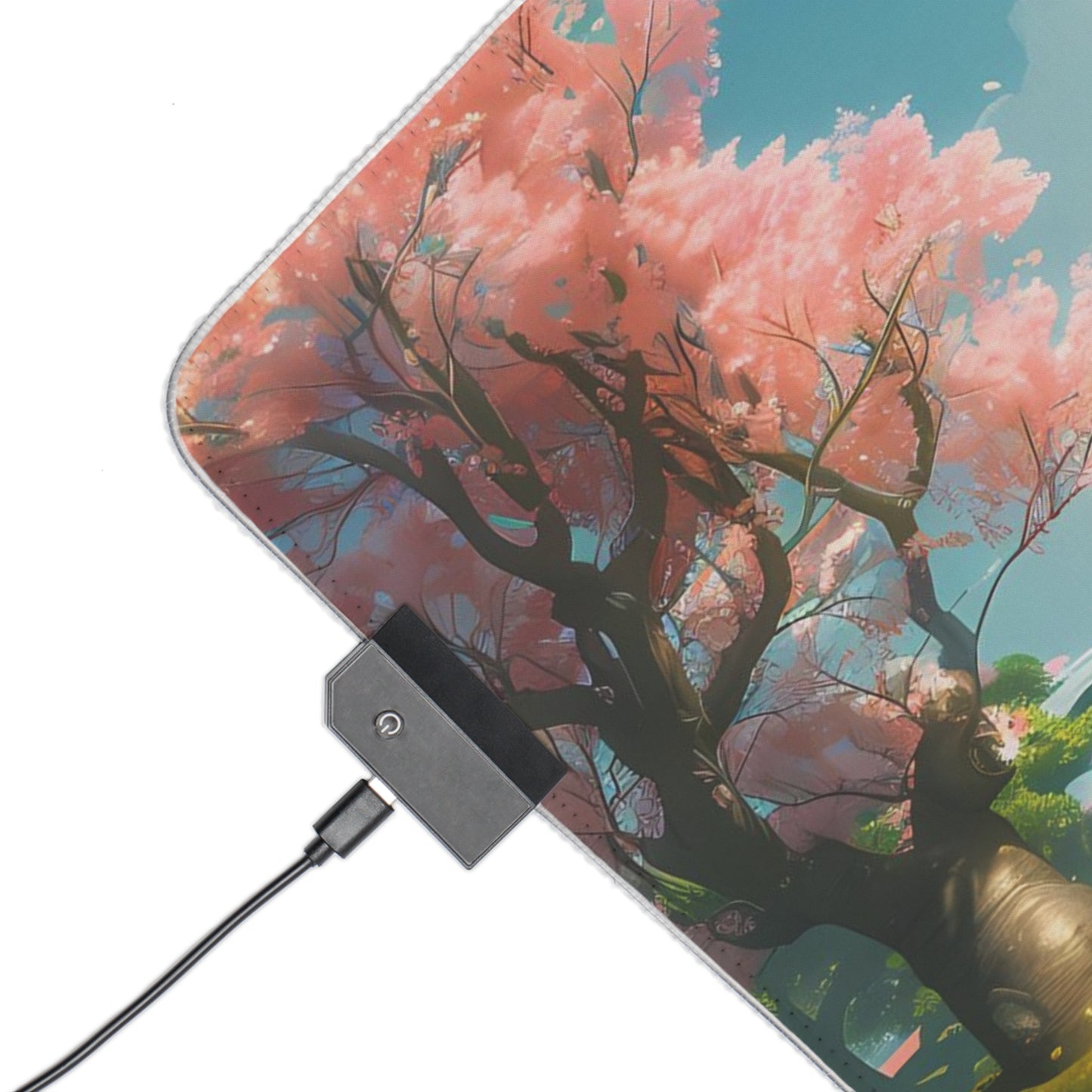 RGB/LED Gaming MousePad ( Fantasy World With Castle)