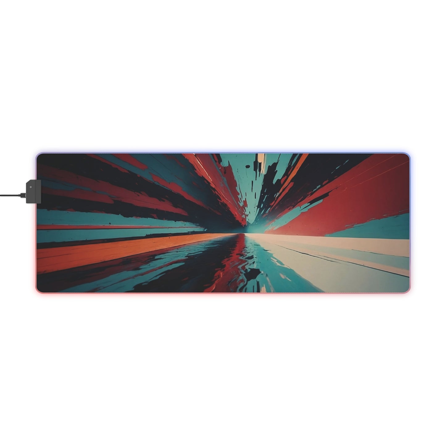 LED Gaming Mouse Pad (Abstract Style)
