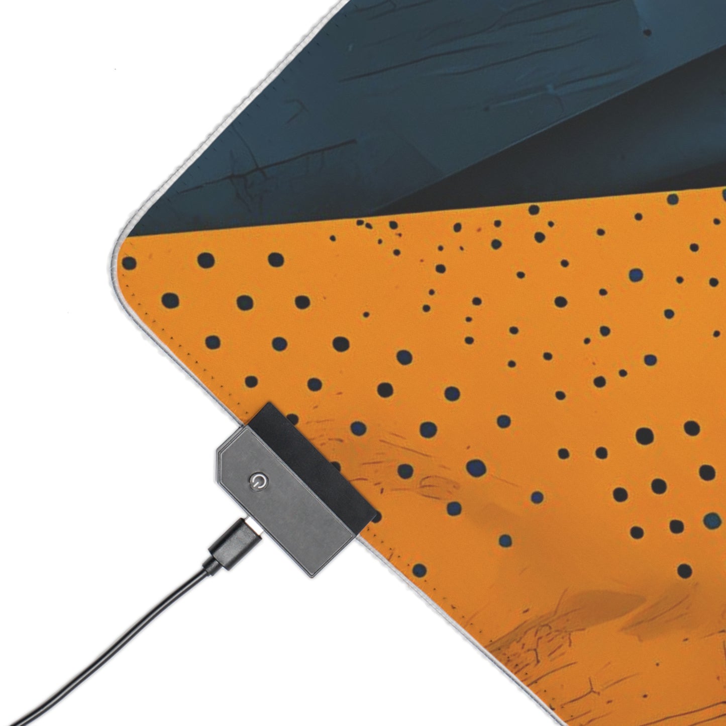 RGB Gaming/Office Mouse Pad ( Brushed Paint & Dots With Particles )