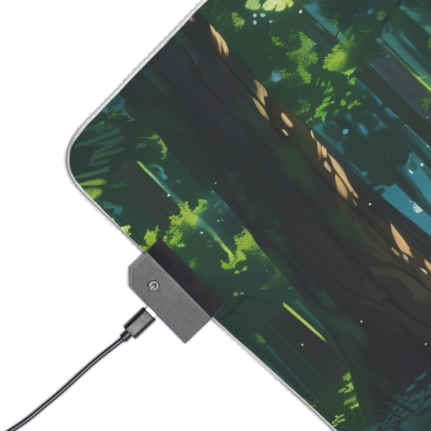RGB Gaming Mouse Pad ( Forest With a lot of Green )