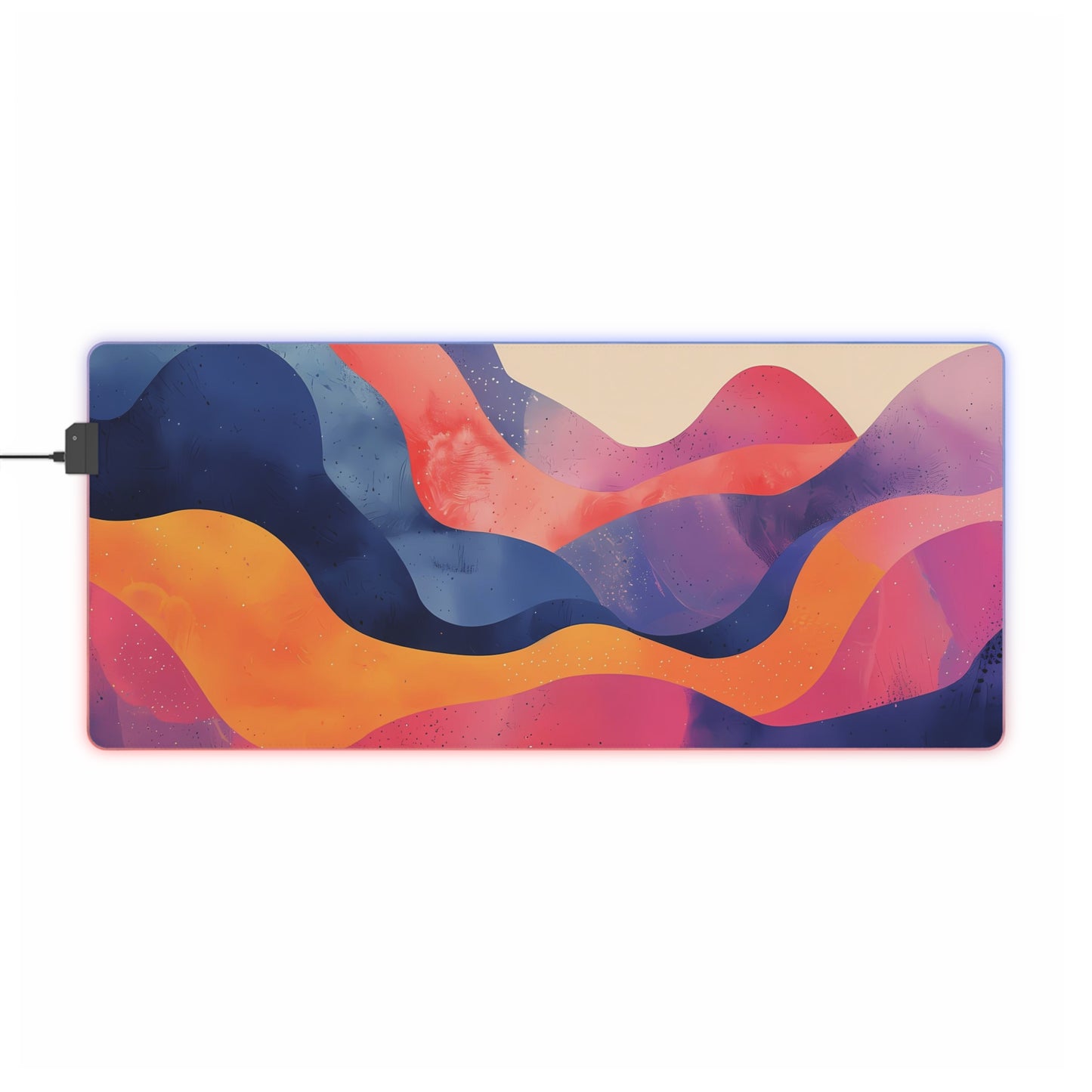 RGB Gaming/Office Mouse Pad ( Colorful Waves )
