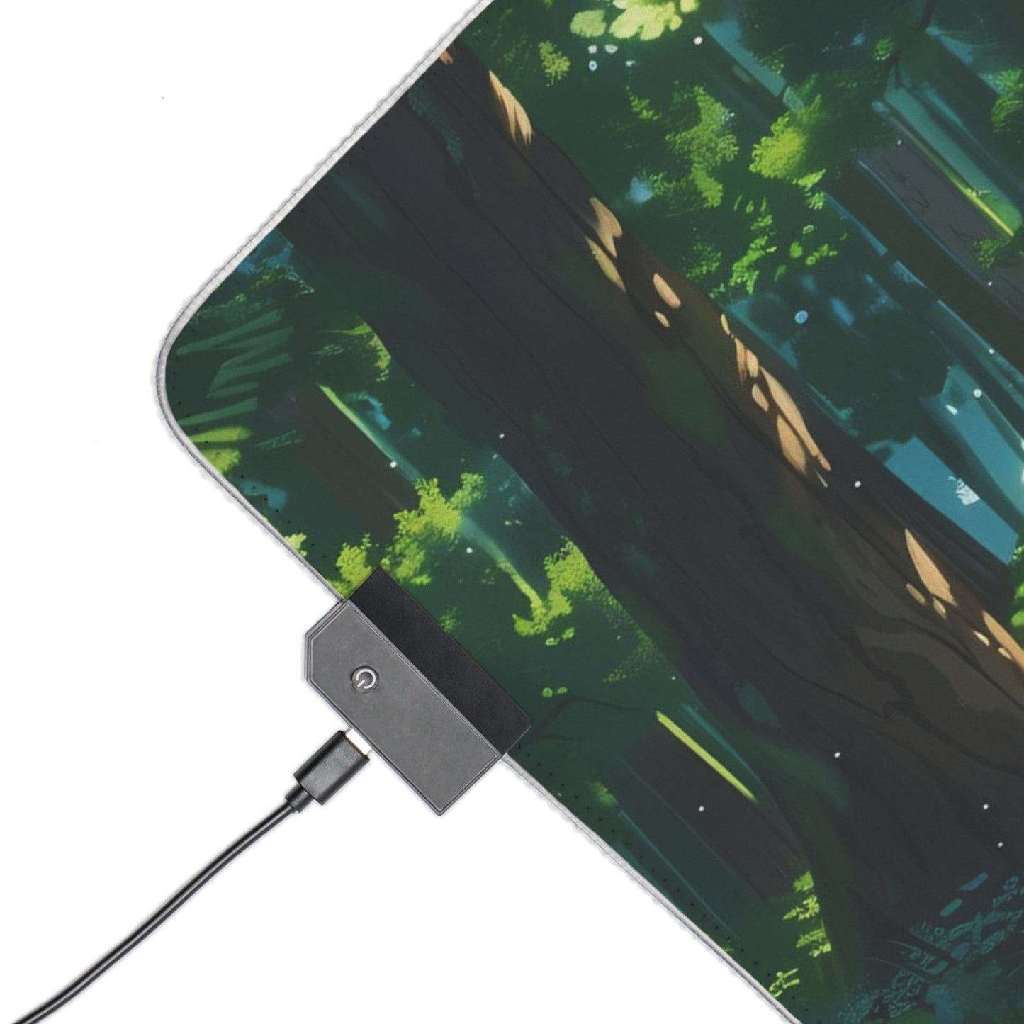 RGB Gaming Mouse Pad ( Forest With a lot of Green )