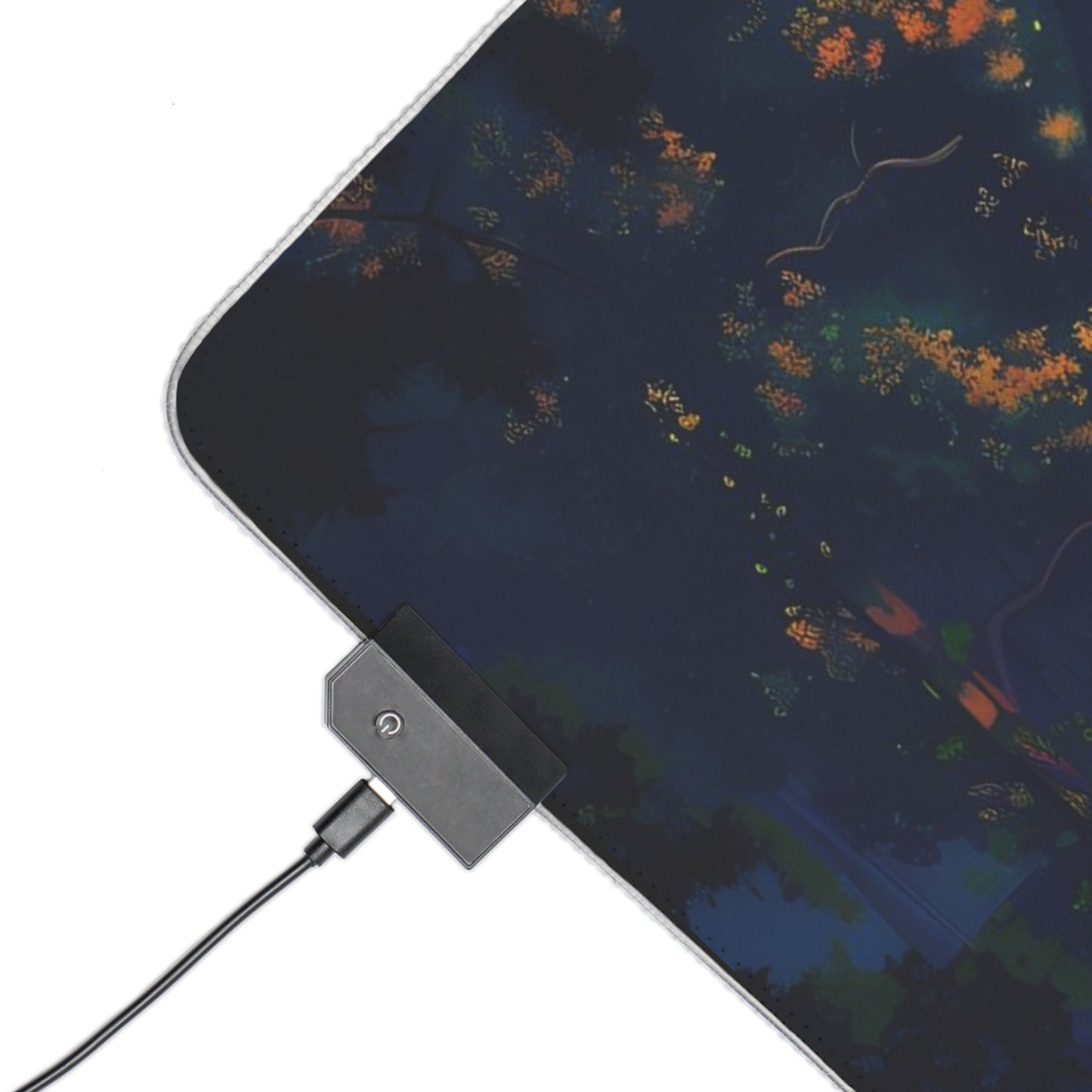 RGB Gaming Mouse Pad ( House In Forest)