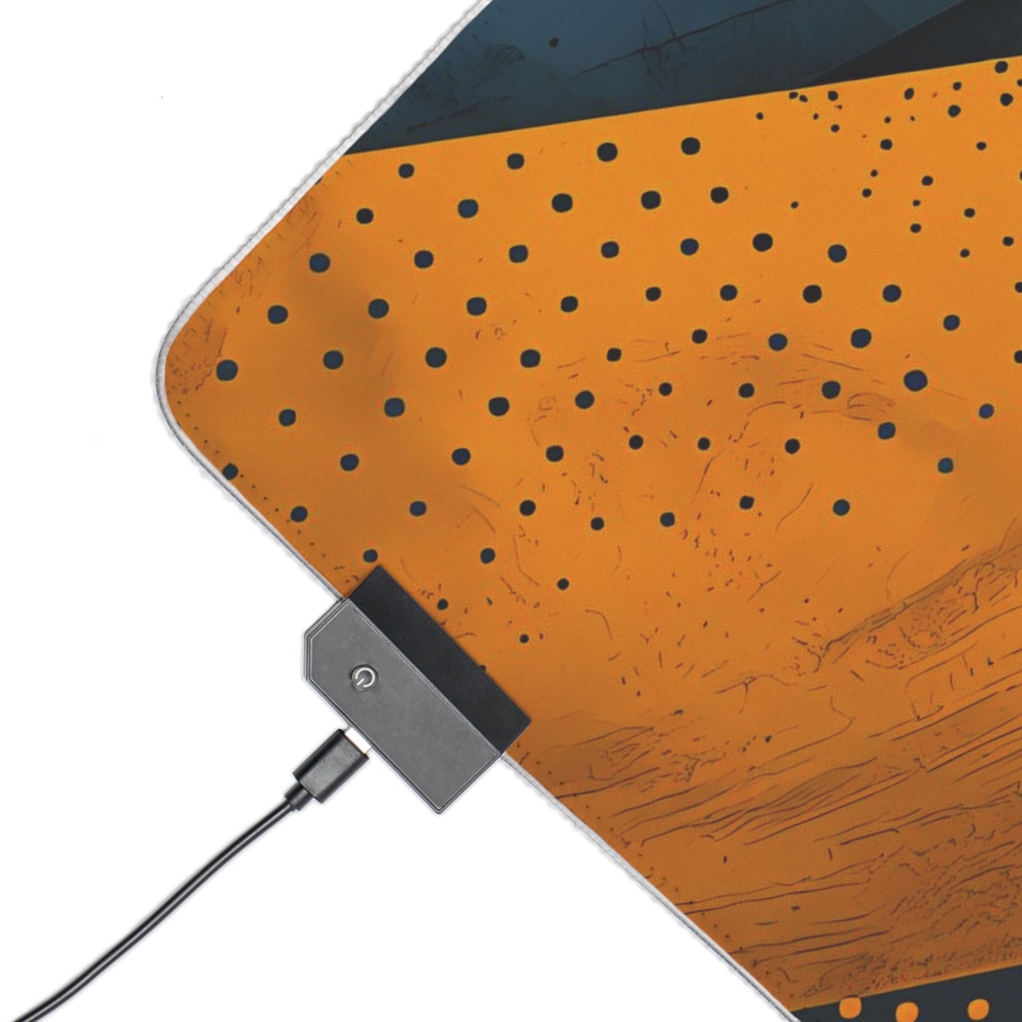 RGB Gaming/Office Mouse Pad ( Brushed Paint & Dots With Particles )