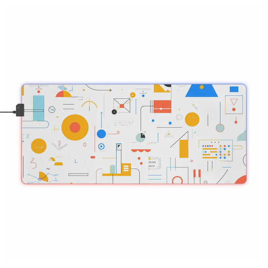 RGB Gaming/Office Mouse Pad ( Abstract Cool Pattern )