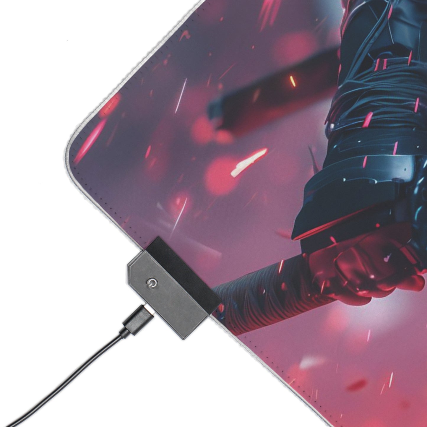 RGB Gaming Mouse Pad ( Samurai Fighter)
