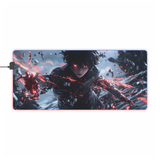 RGB Gaming Mouse Pad ( Super Hero Red Energy )
