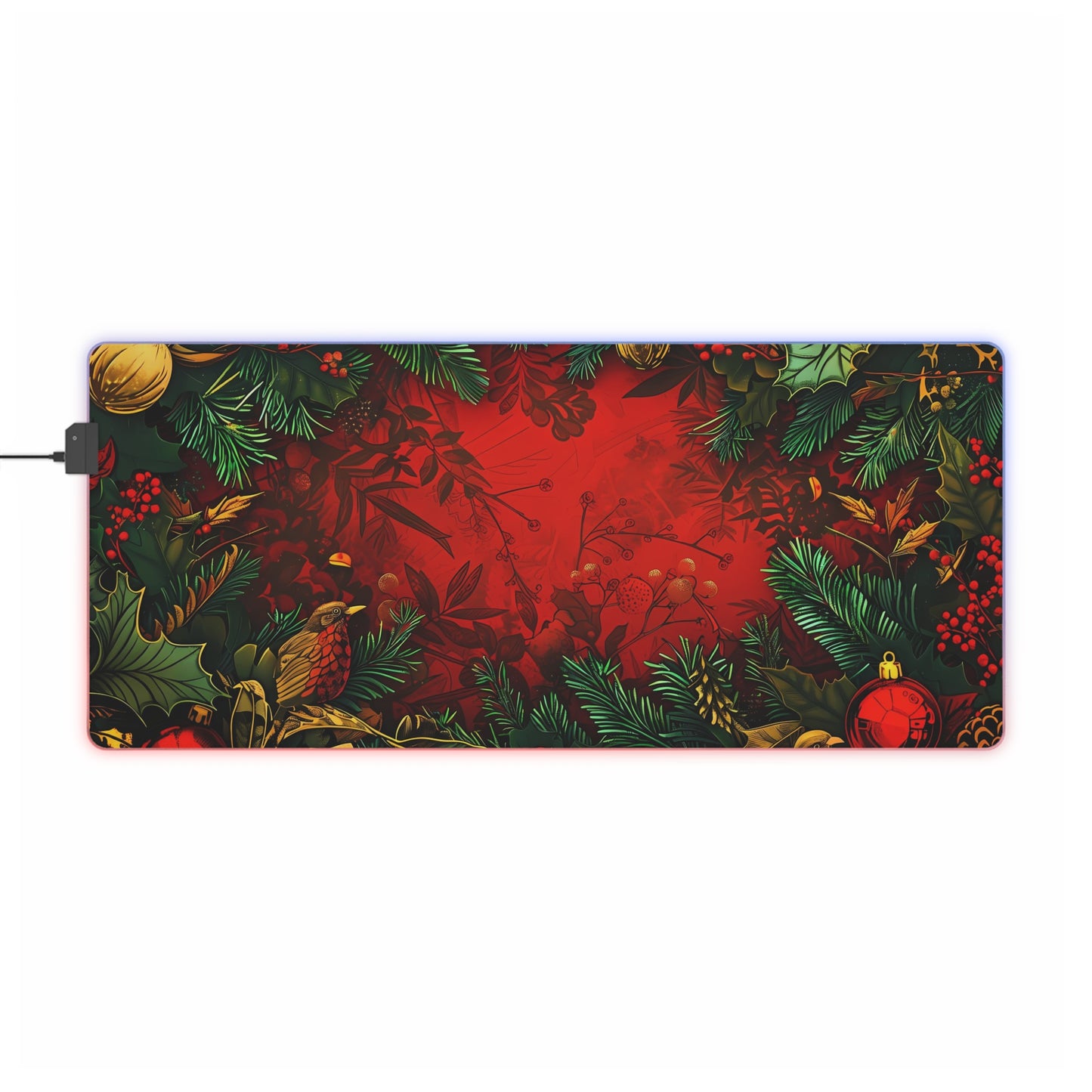 RGB Gaming/Office Mouse Pad ( Christmas Style )